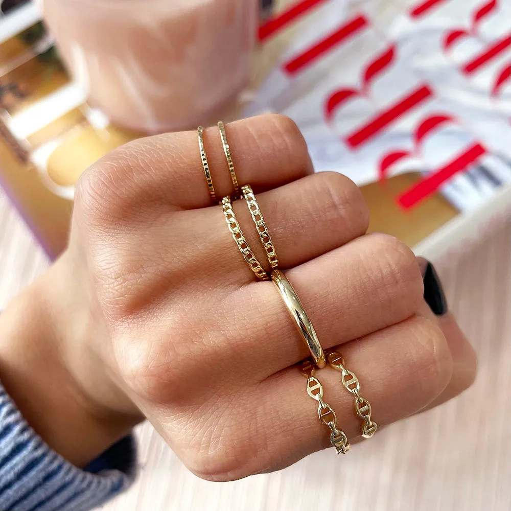 Mariner Link Ring 14k sold by Adina Eden's product image thumbnail 2