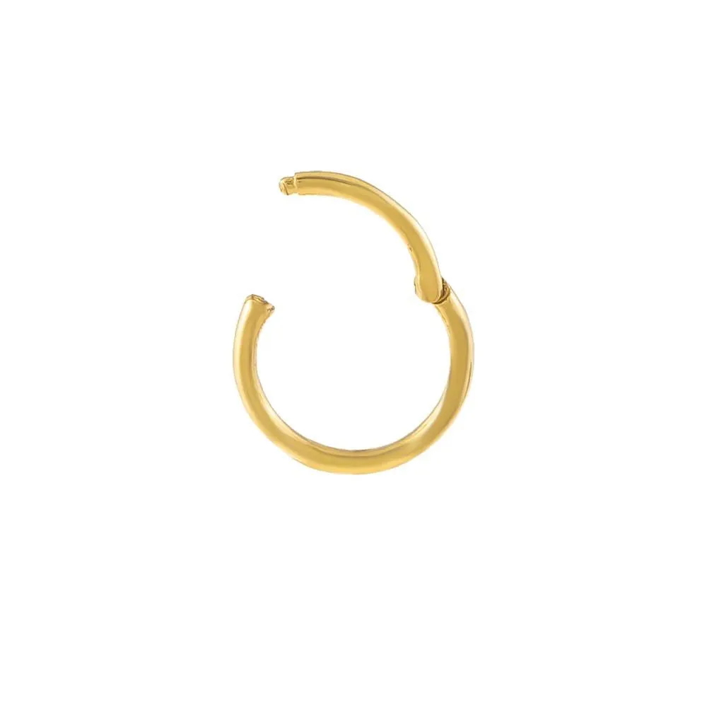 Solid Cartilage Huggie Earring 14K sold by Adina Eden's product image thumbnail 3