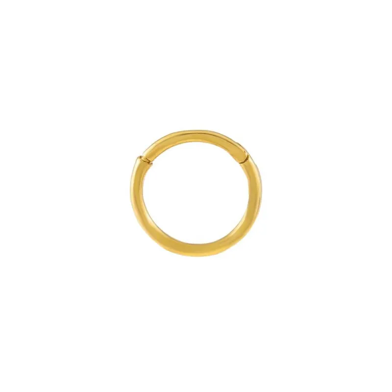 Solid Cartilage Huggie Earring 14K sold by Adina Eden's