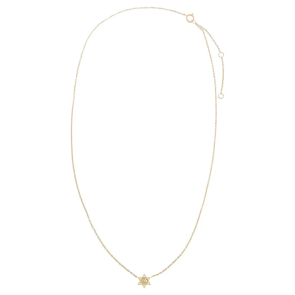 Star of David Necklace 14K sold by Adina Eden's product image thumbnail 3