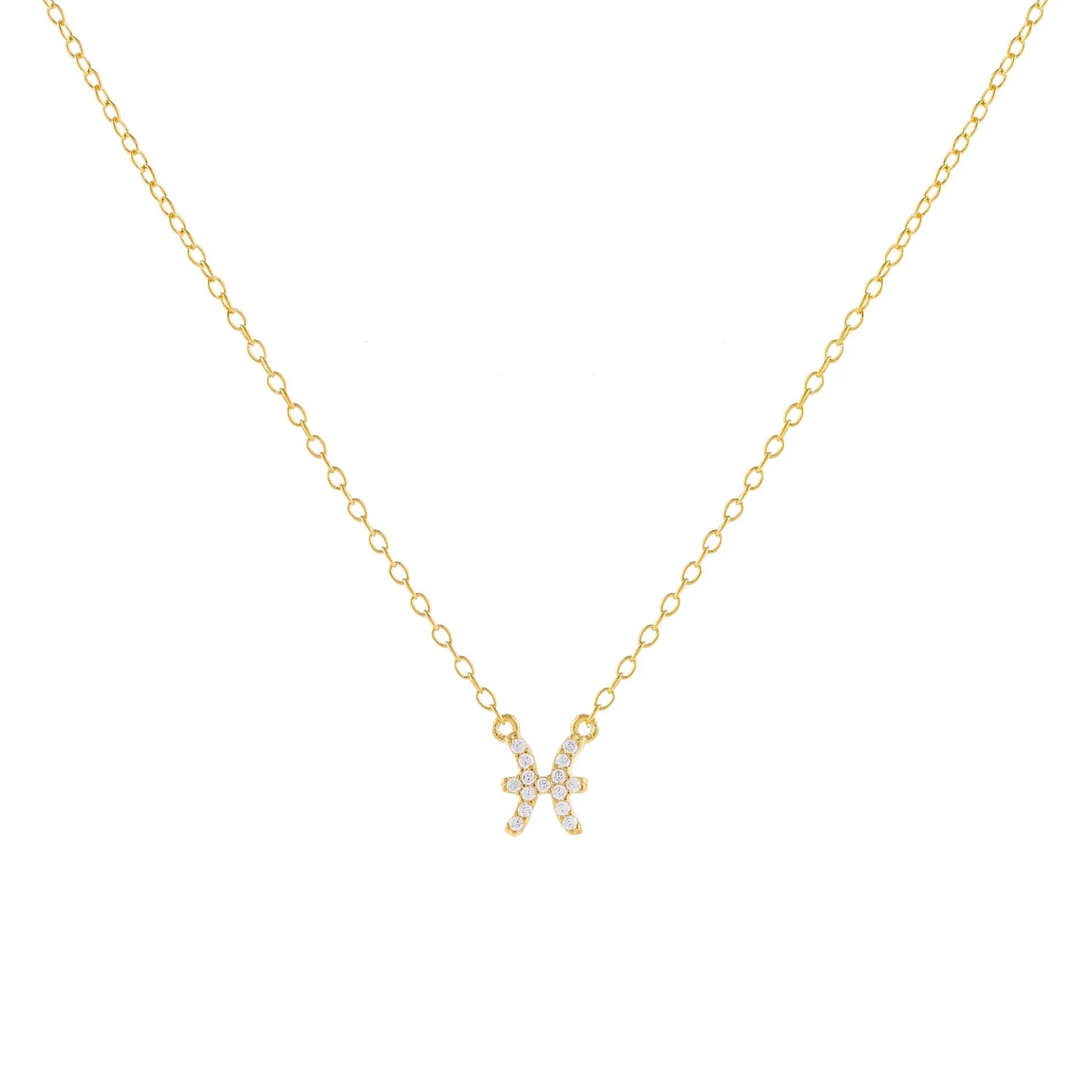 Pavé Zodiac Necklace sold by Adina Eden's product image thumbnail 5