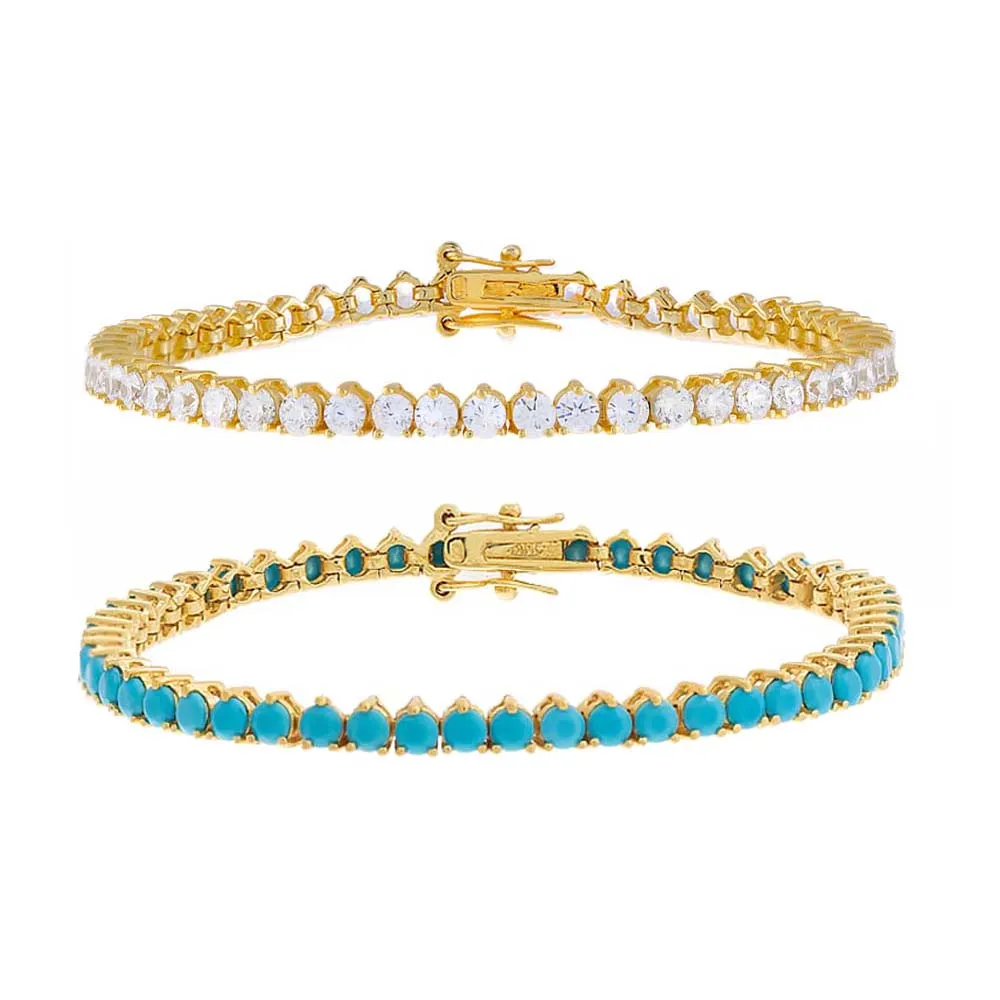 The Full Glitz Tennis Bracelet Combo Set sold by Adina Eden's product image thumbnail 2