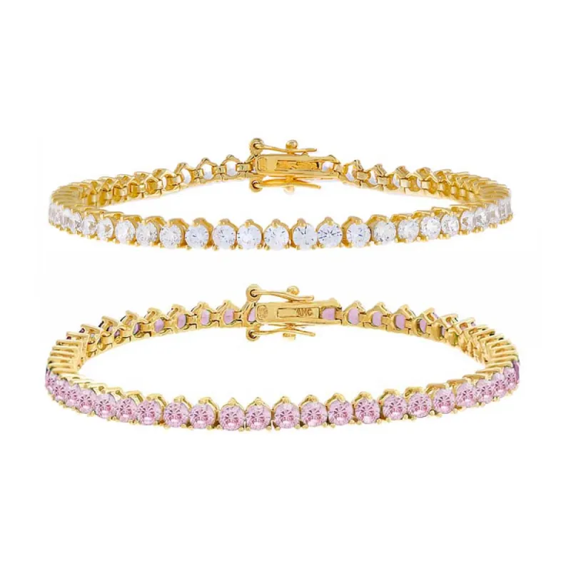 The Full Glitz Tennis Bracelet Combo Set sold by Adina Eden's