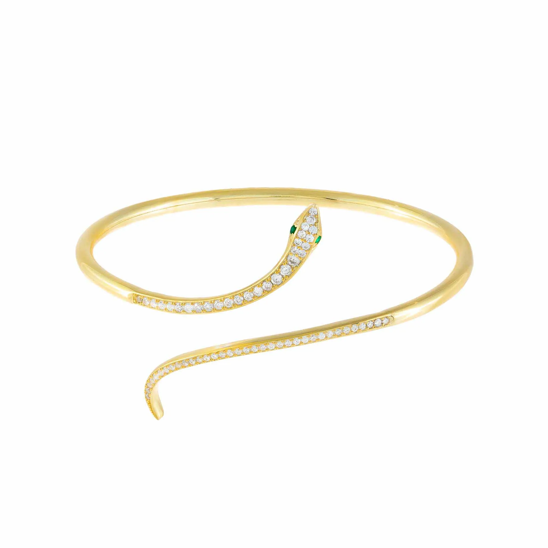 Pavé Snake Bangle sold by Adina Eden's