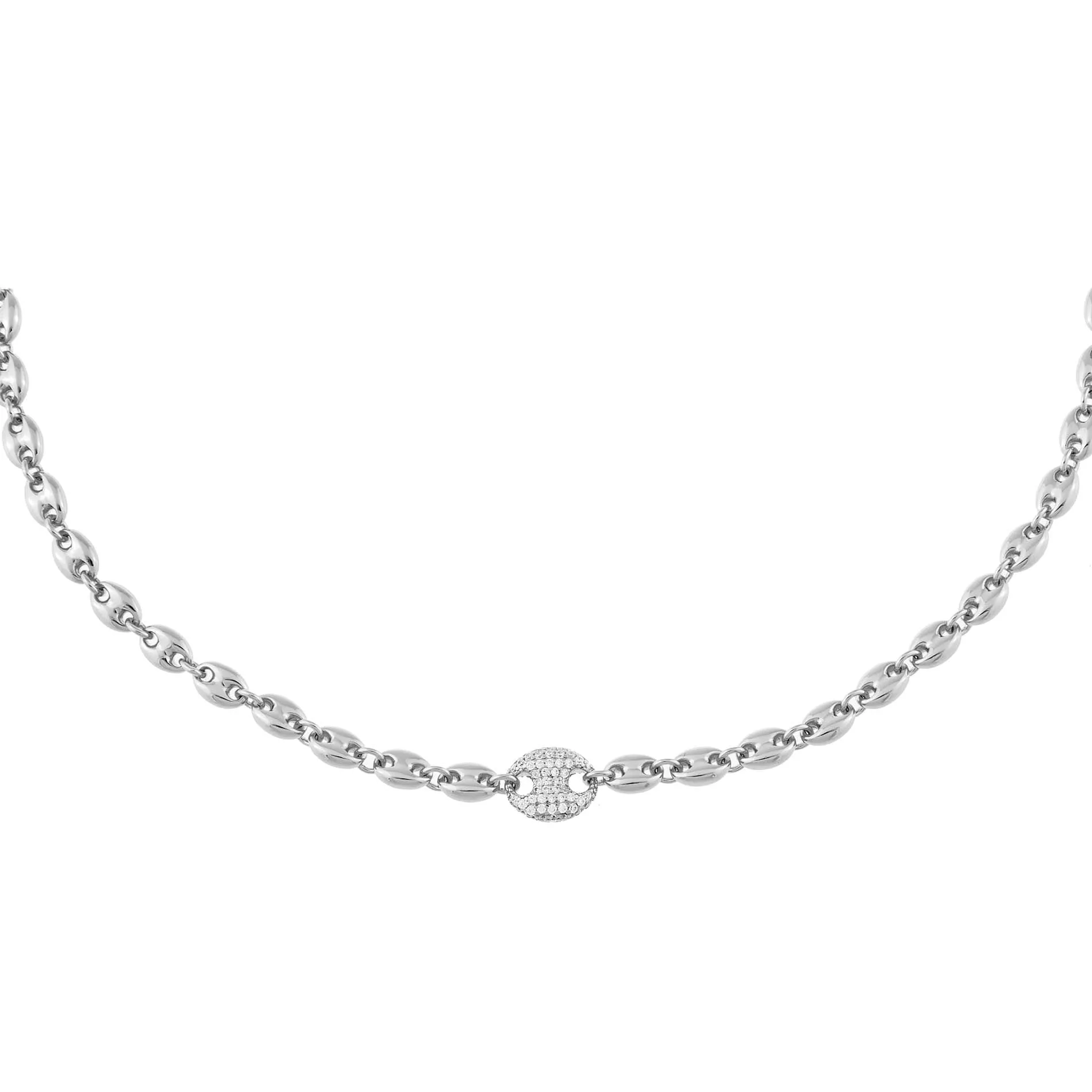 Mariner Link CZ Necklace sold by Adina Eden's product image thumbnail 5