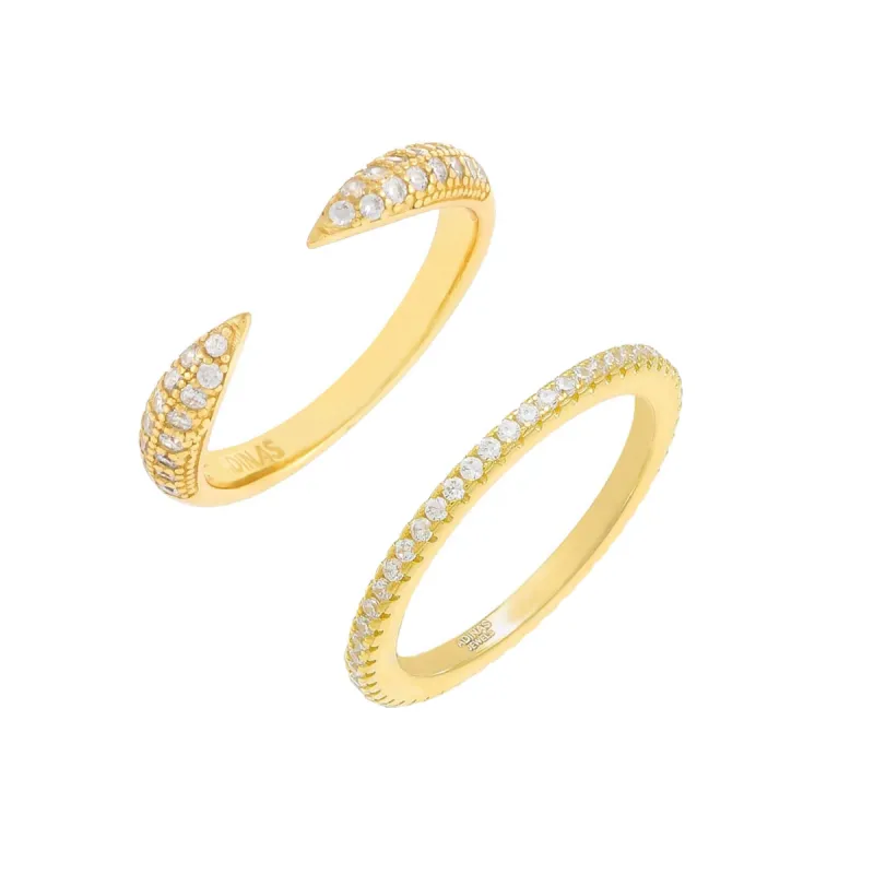 The Perfect Ring Stack Combo Set sold by Adina Eden's