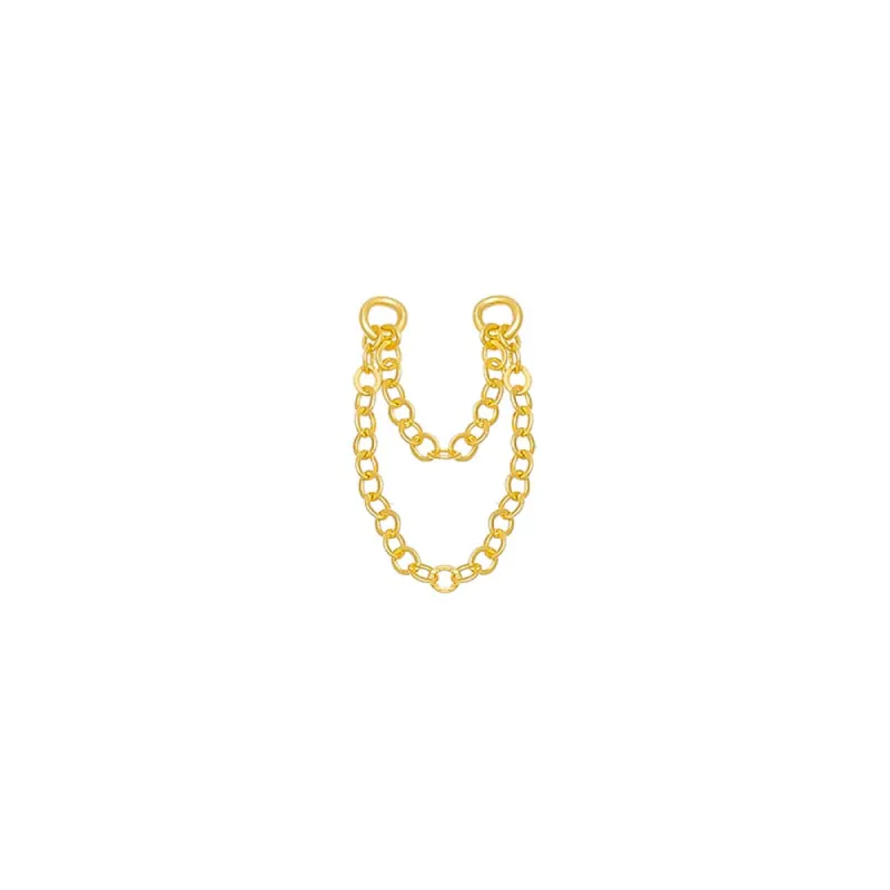 Double Earring Connector Chain sold by Adina Eden's