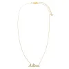 Pave Script Nameplate Necklace sold by Adina Eden's