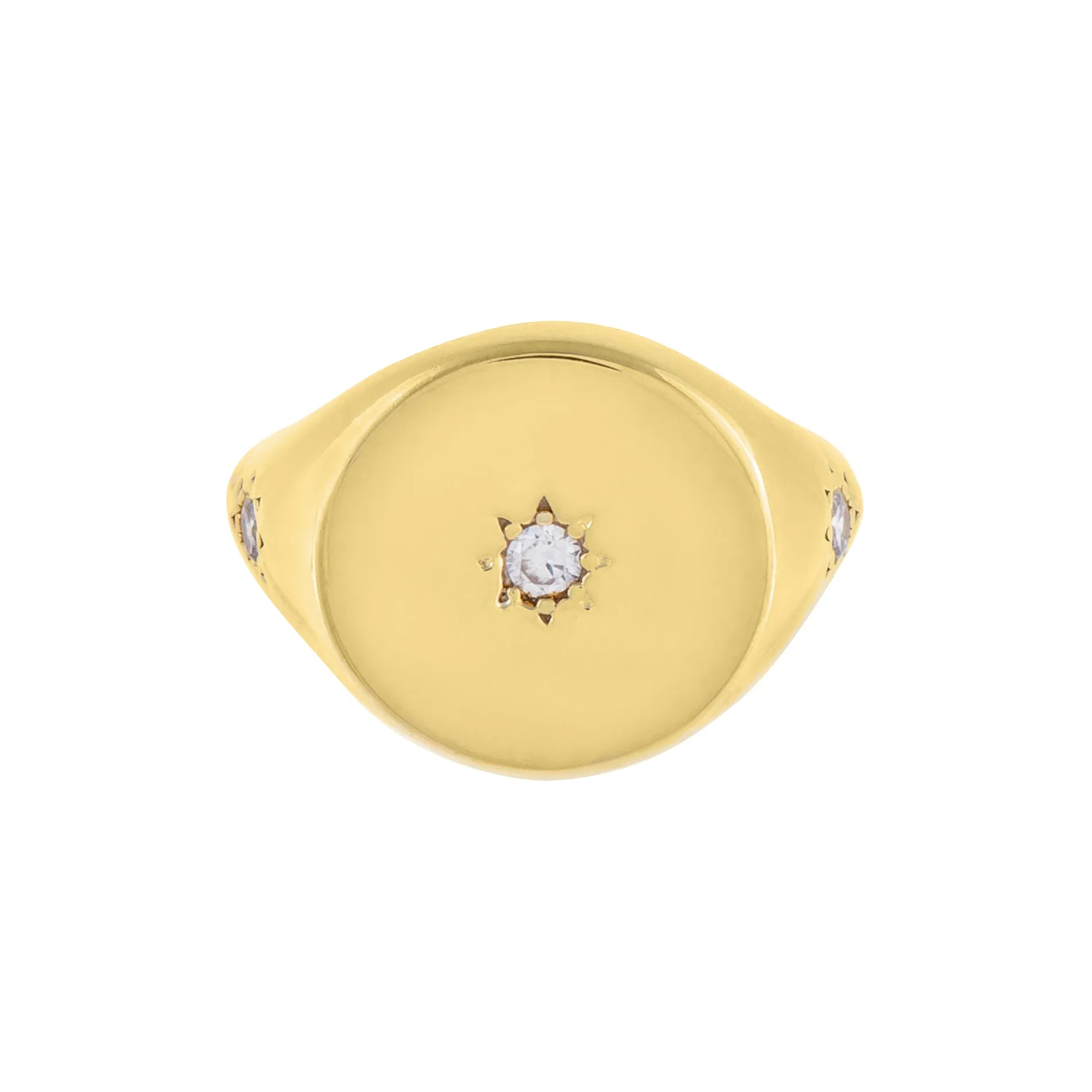 CZ Starburst Ring sold by Adina Eden's product image thumbnail 3