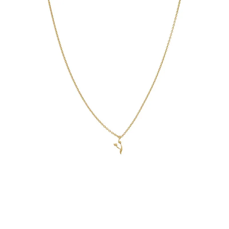 Solid Hebrew Initial Necklace 14K sold by Adina Eden's