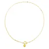 Solid Heart Toggle Necklace sold by Adina Eden's