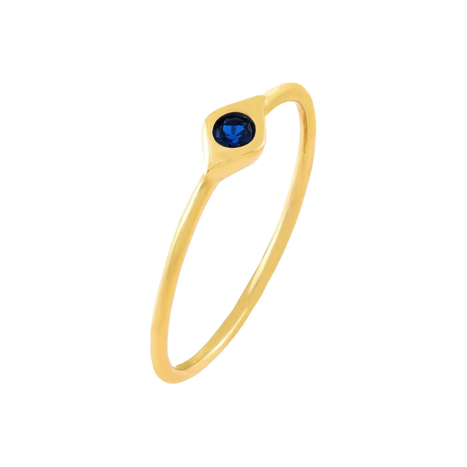Mini Evil Eye Ring sold by Adina Eden's product image thumbnail 4