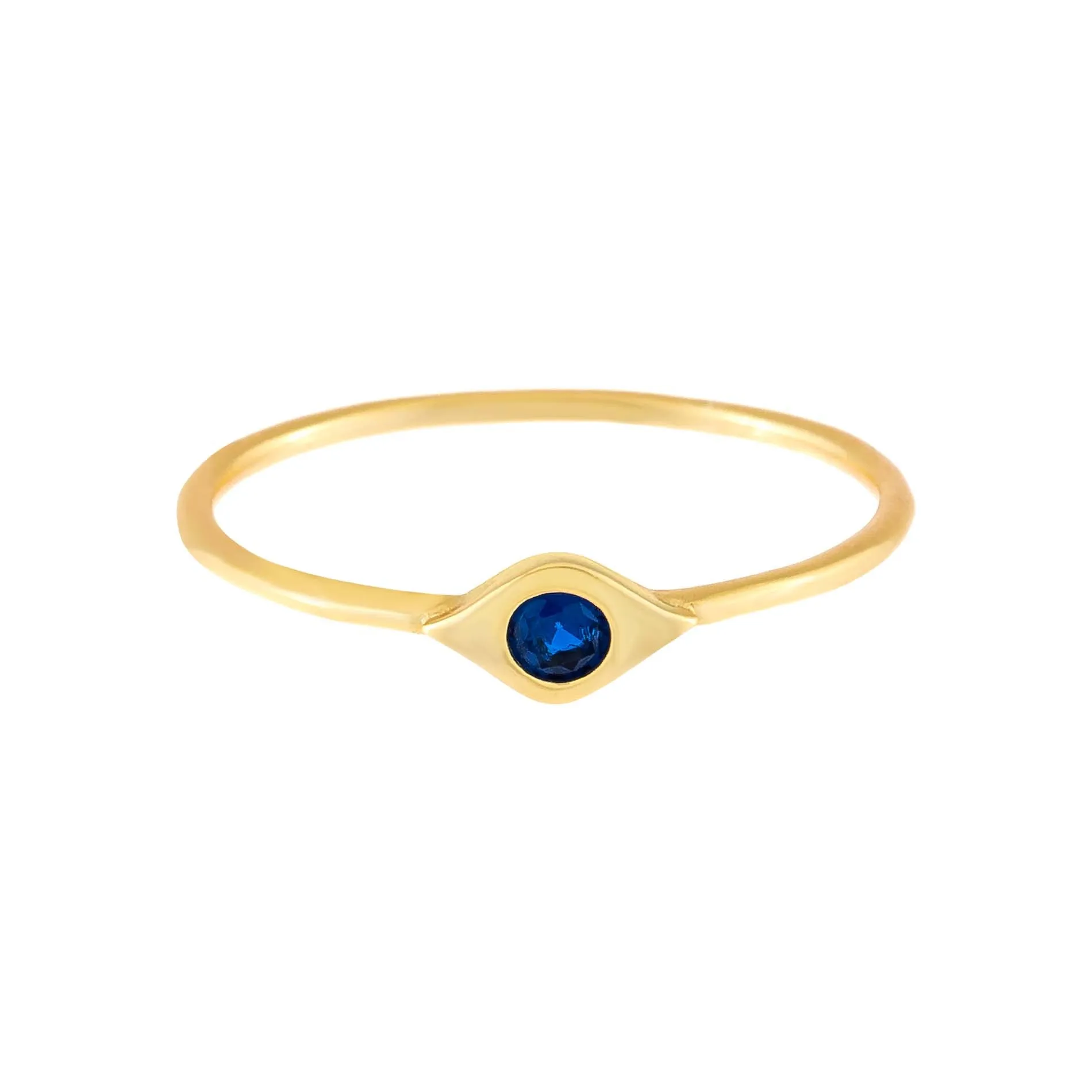 Mini Evil Eye Ring sold by Adina Eden's product image thumbnail 5