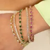 Scattered Baguette Tennis Bracelet sold by Adina Eden's