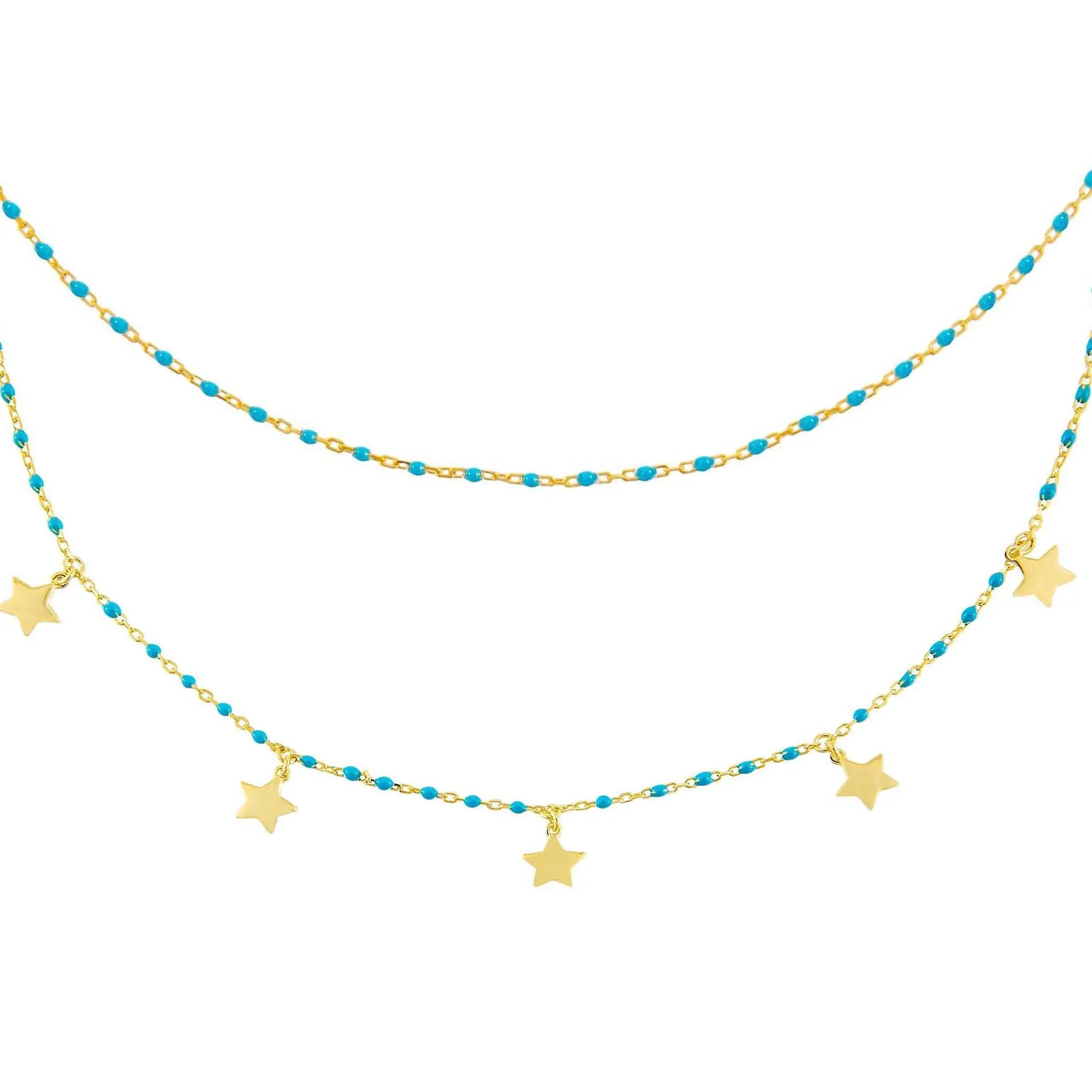 Star Enamel Turquoise Combo Set sold by Adina Eden's