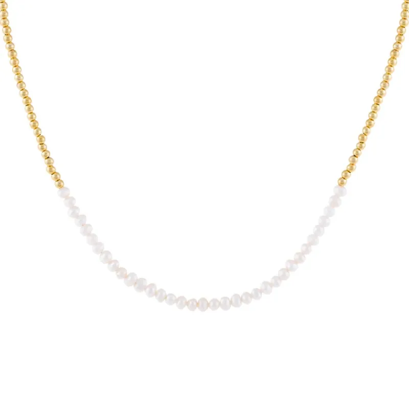 Pearl Beaded Necklace sold by Adina Eden's