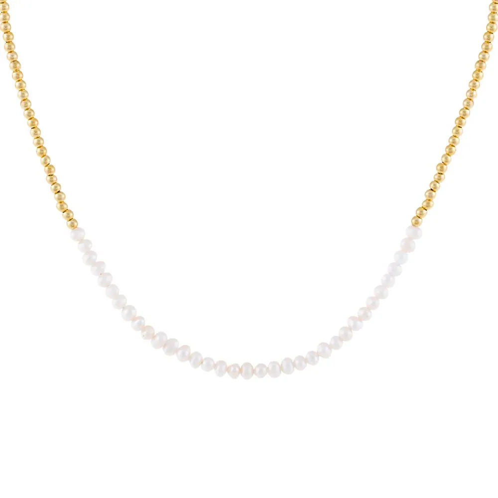 Pearl Beaded Necklace sold by Adina Eden's