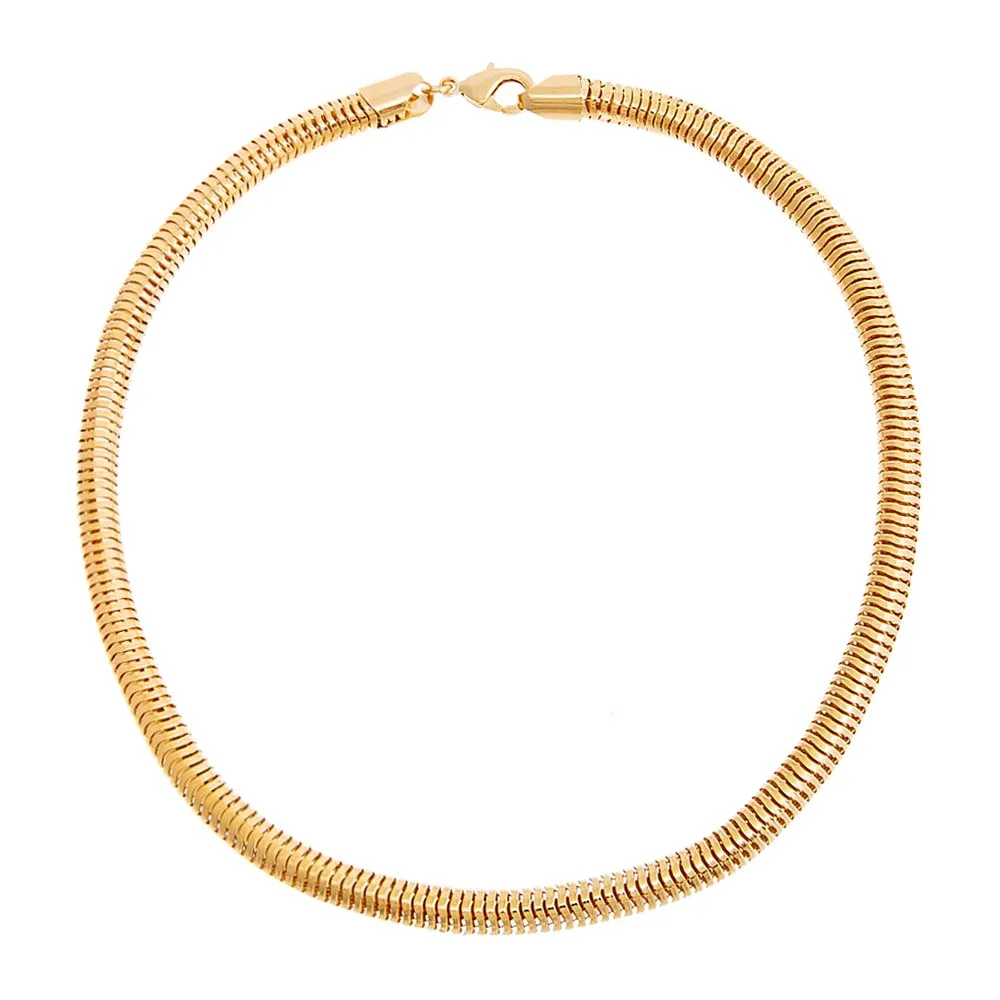 Vintage Chunky Snake Chain Necklace sold by Adina Eden's product image thumbnail 3