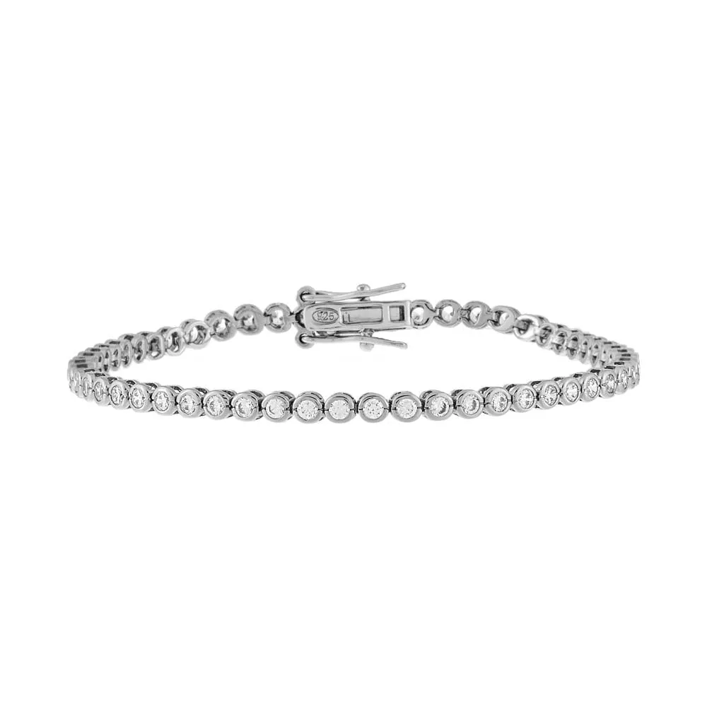 Bezel Tennis Bracelet sold by Adina Eden's product image thumbnail 5