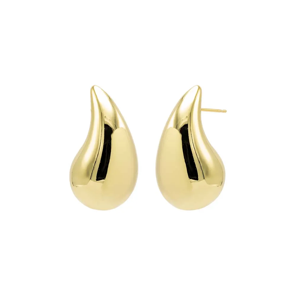 Teardrop Stud Earring sold by Adina Eden's product image thumbnail 3