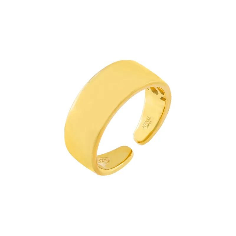 Solid Wide Adjustable Ring sold by Adina Eden's
