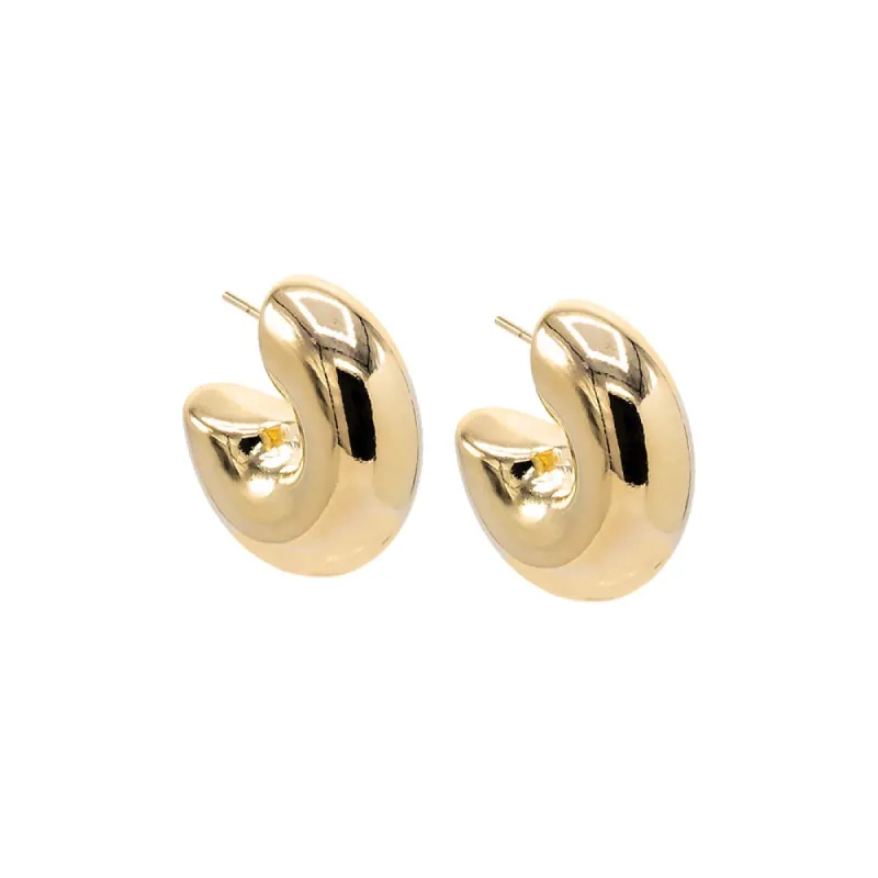 Chunky Bubble Hoop Earring sold by Adina Eden's