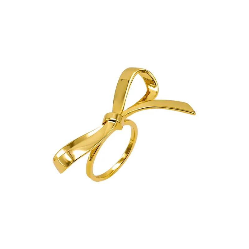 Solid Bow Tie Ring sold by Adina Eden's