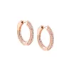 Slim Pavé Huggie Earring sold by Adina Eden's