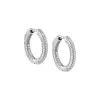 Slim Pavé Huggie Earring sold by Adina Eden's