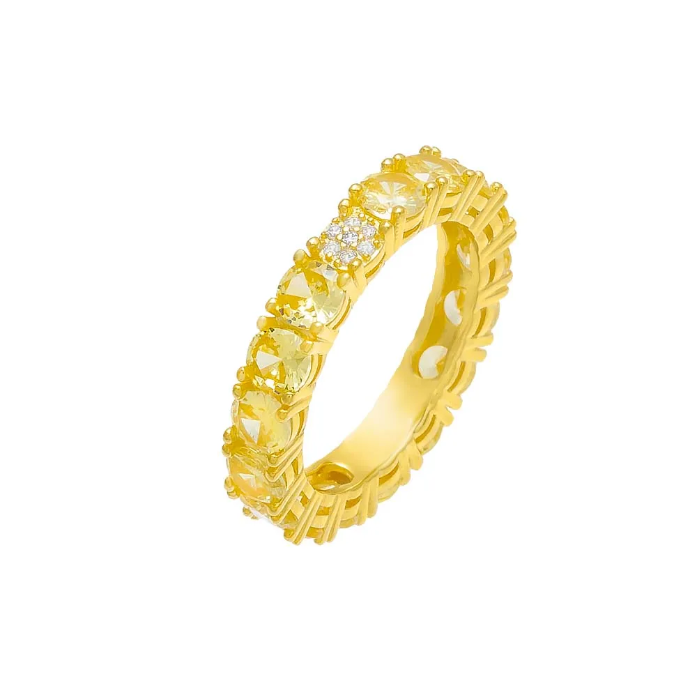 Accented Colored Eternity Band sold by Adina Eden's product image thumbnail 5