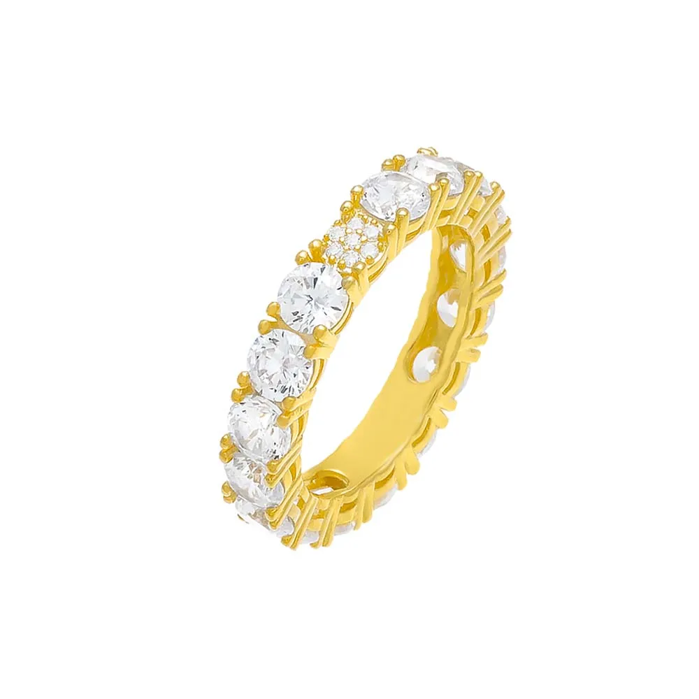 Accented Colored Eternity Band sold by Adina Eden's product image thumbnail 3