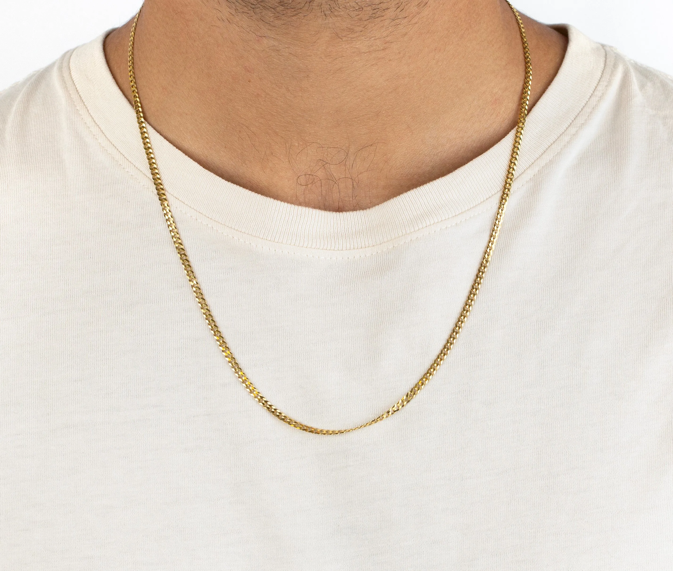 Men's Cuban Chain Necklace sold by Adina Eden's product image thumbnail 2