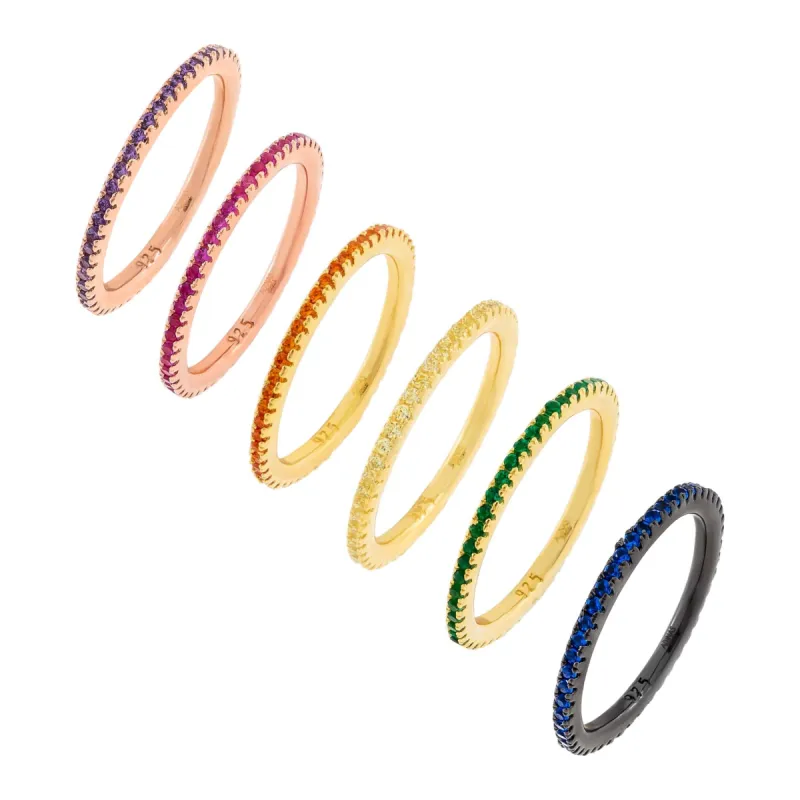 Six Piece Rainbow Band Combo Set sold by Adina Eden's