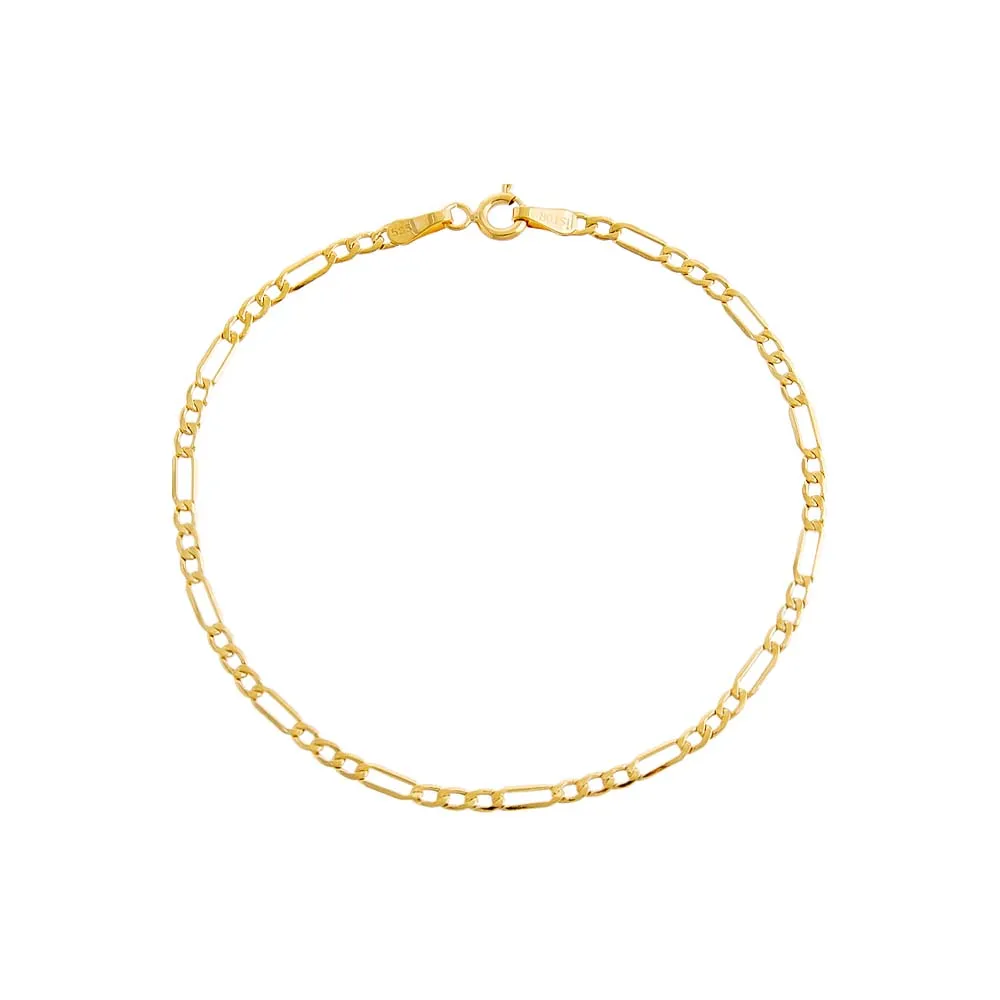 Figaro Bracelet 14K sold by Adina Eden's