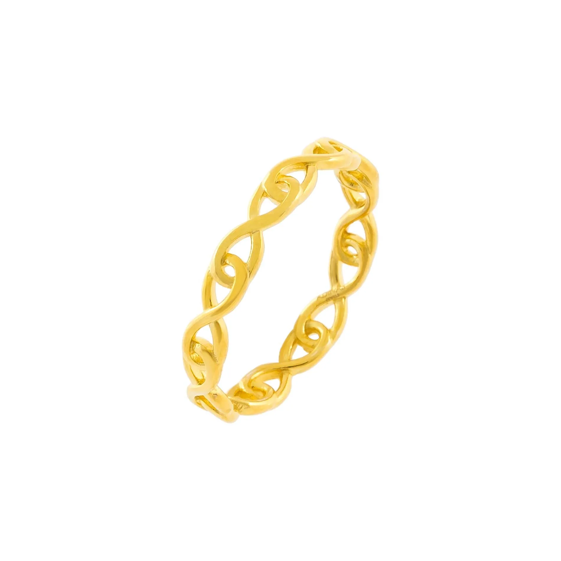 Interlocked Link Ring sold by Adina Eden's