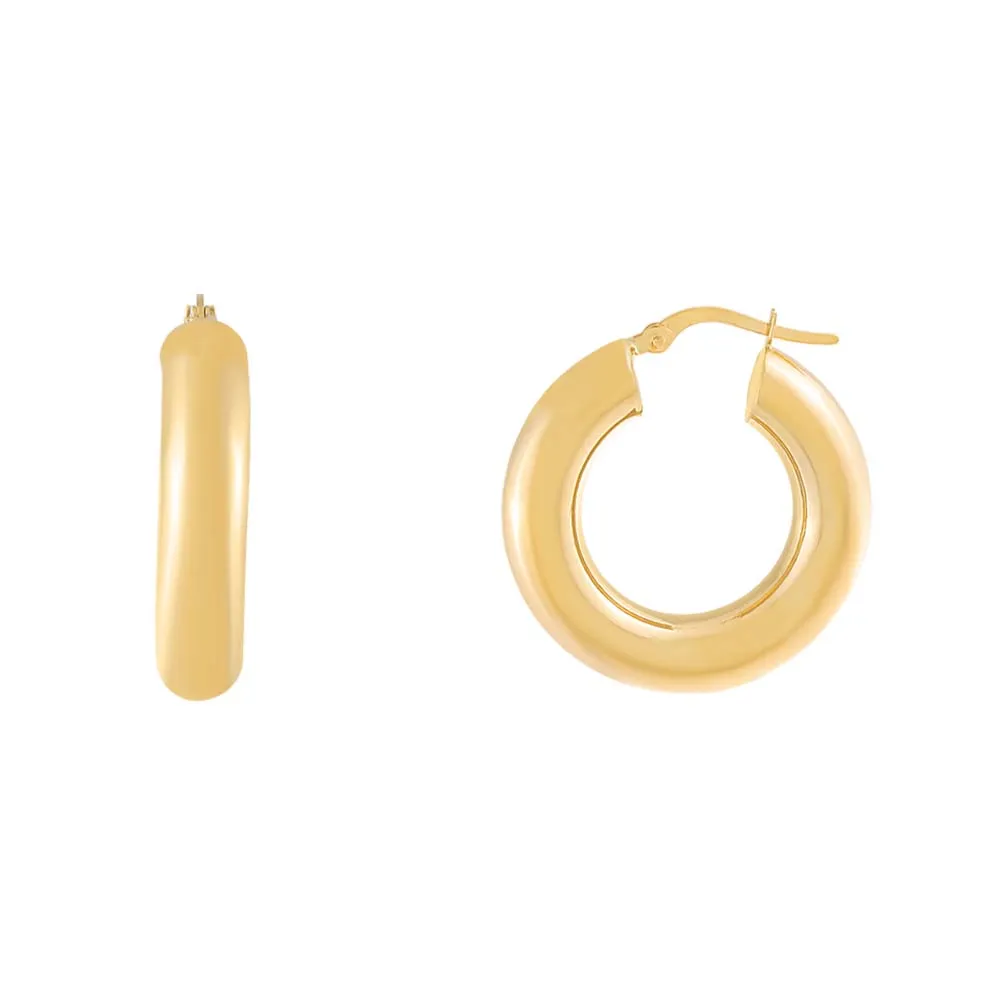 Essential Hoop Earring 14K sold by Adina Eden's
