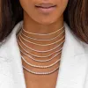 CZ Tennis Necklace sold by Adina Eden's