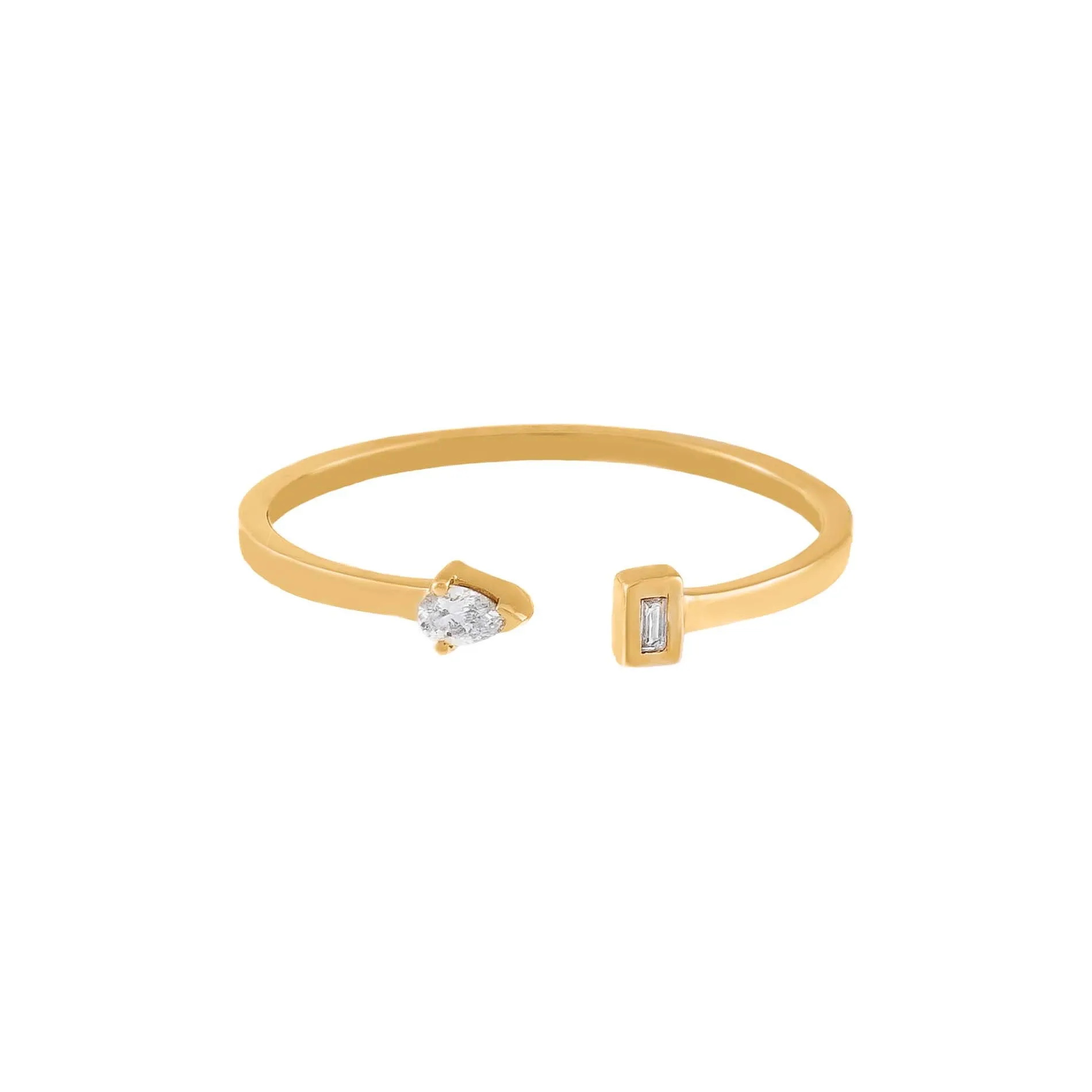 Diamond Multi Shape Ring 14K sold by Adina Eden's product image thumbnail 3