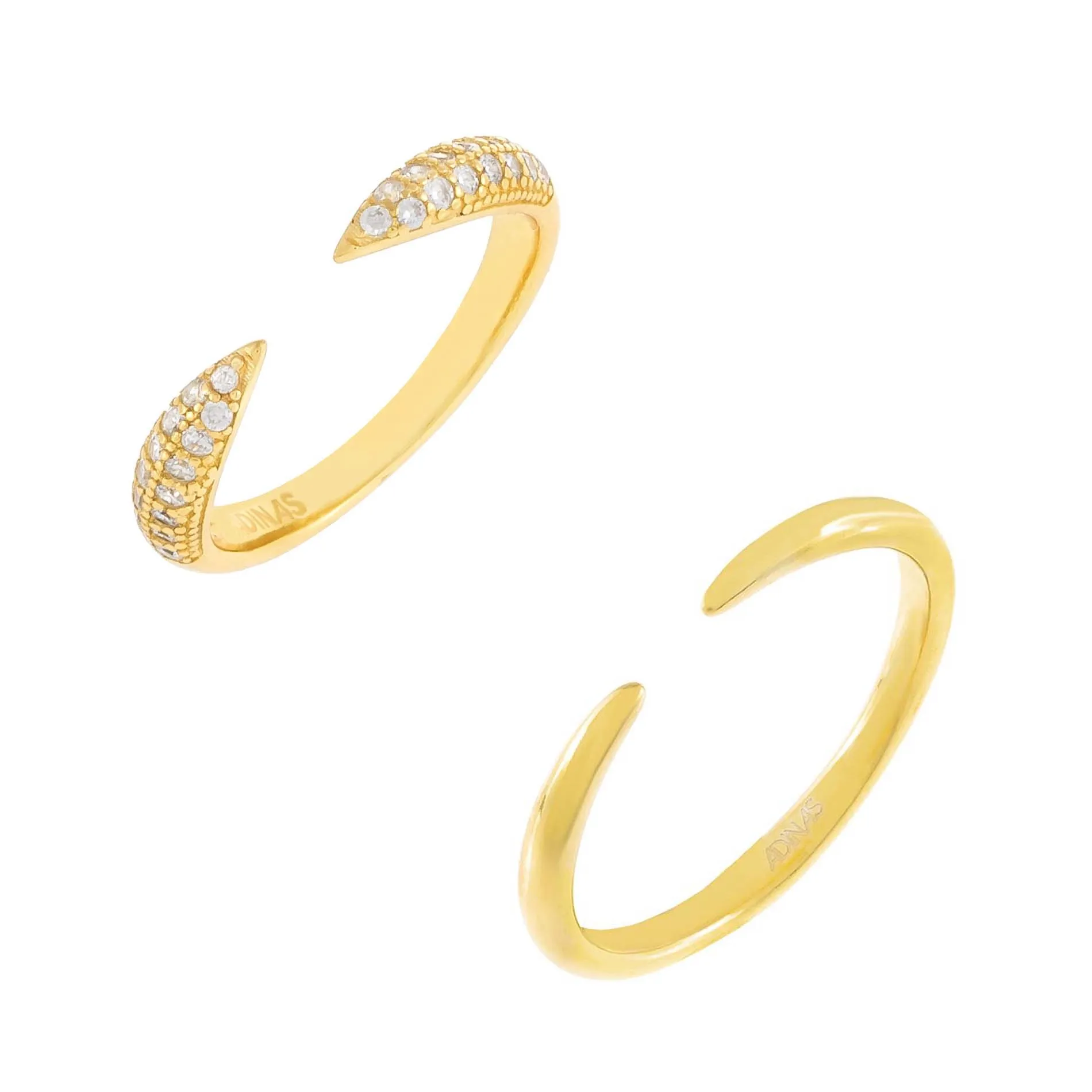 Claw Ring Combo Set sold by Adina Eden's