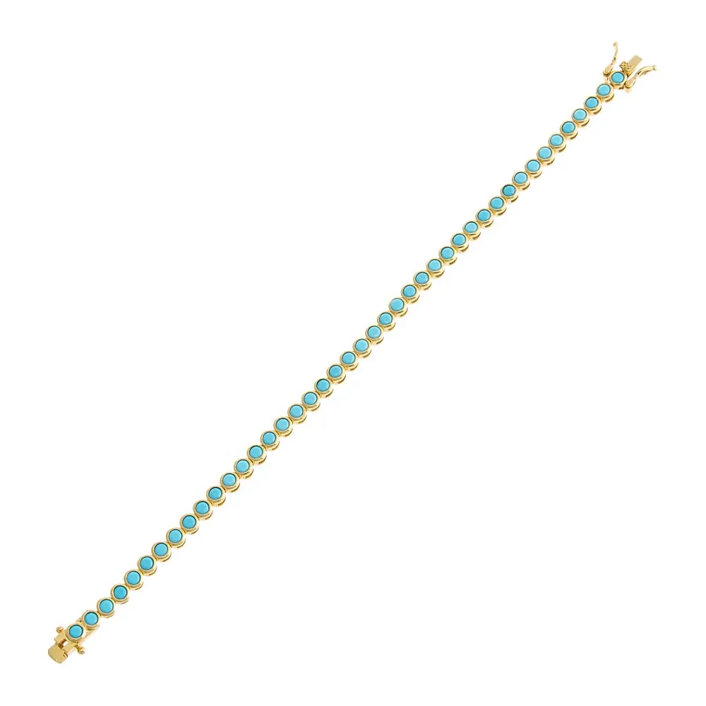 Colored Bezel Tennis Bracelet sold by Adina Eden's product image thumbnail 3