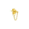 Dainty Chain Front Back Stud Earring sold by Adina Eden's