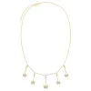 CZ Multi Butterfly Dangling Necklace sold by Adina Eden's