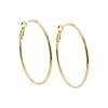 Rounded Hollow Hoop Earring sold by Adina Eden's
