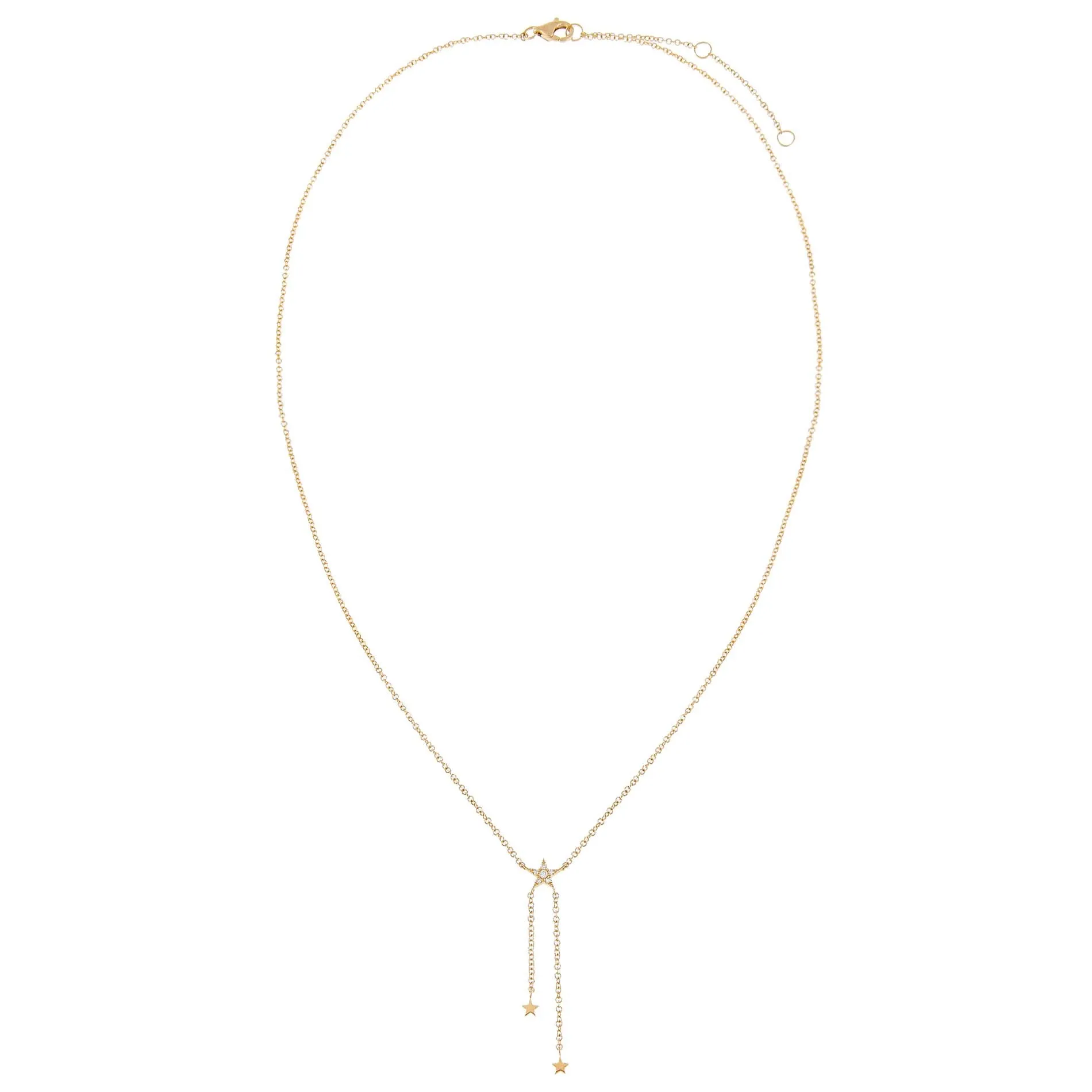 Diamond Star Lariat 14K sold by Adina Eden's product image thumbnail 3