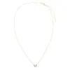 Diamond Dainty Butterfly Necklace 14K sold by Adina Eden's