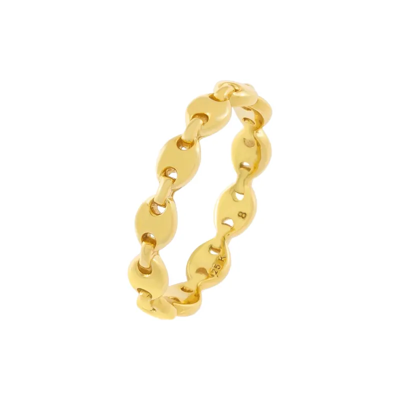 Thin Mariner Link Ring sold by Adina Eden's