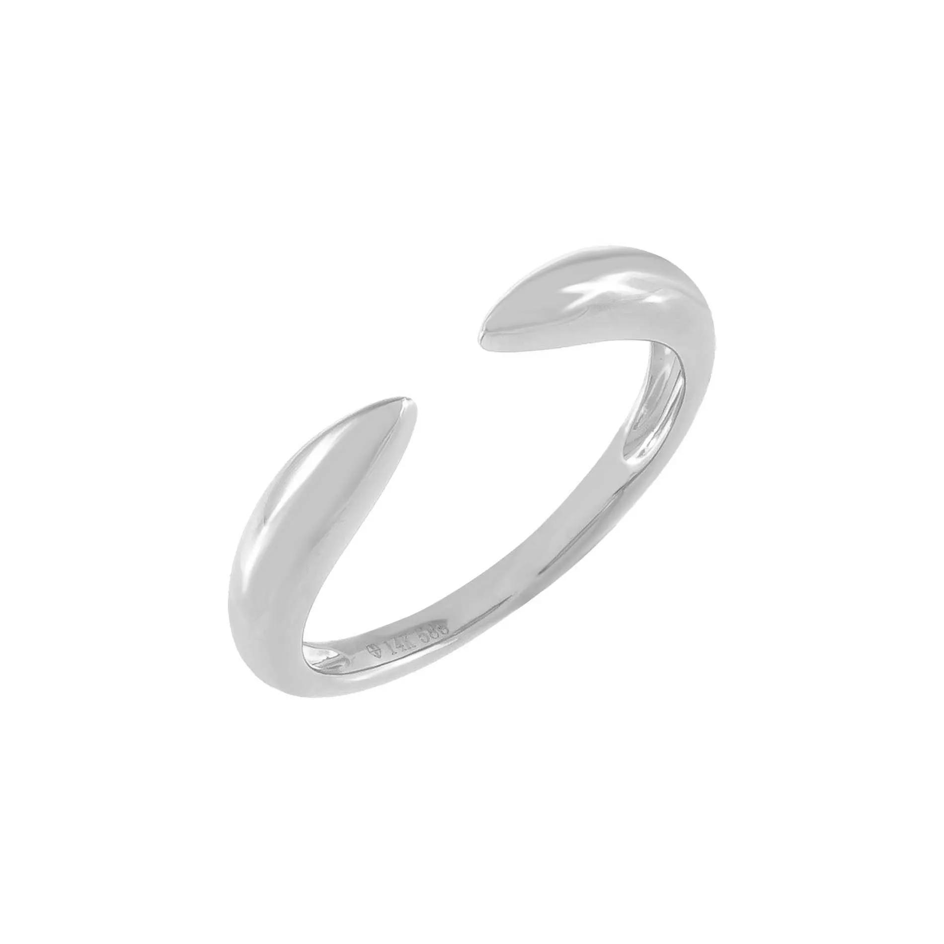Solid Claw Ring 14K sold by Adina Eden's product image thumbnail 4