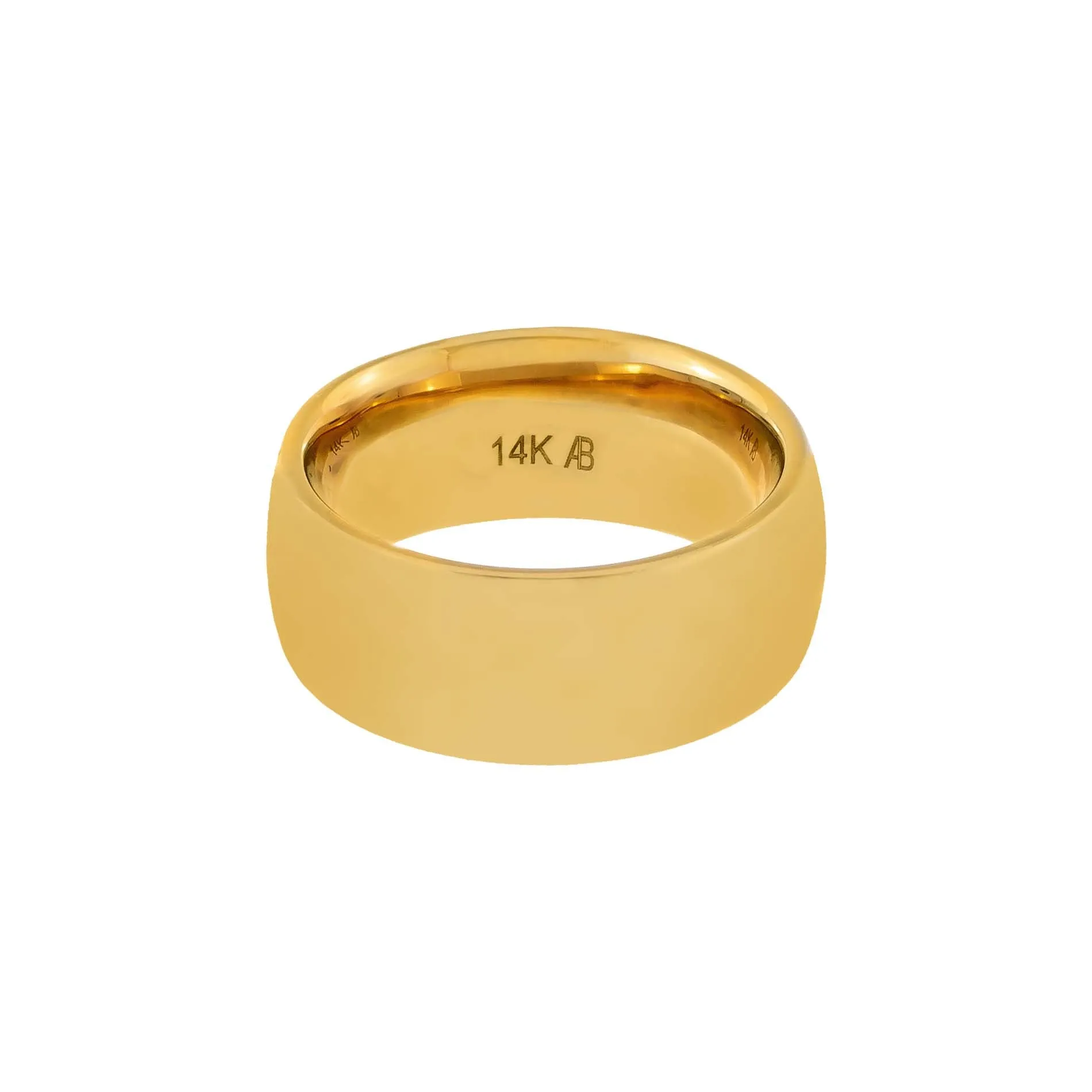 Wide Rounded Band 14K sold by Adina Eden's product image thumbnail 3