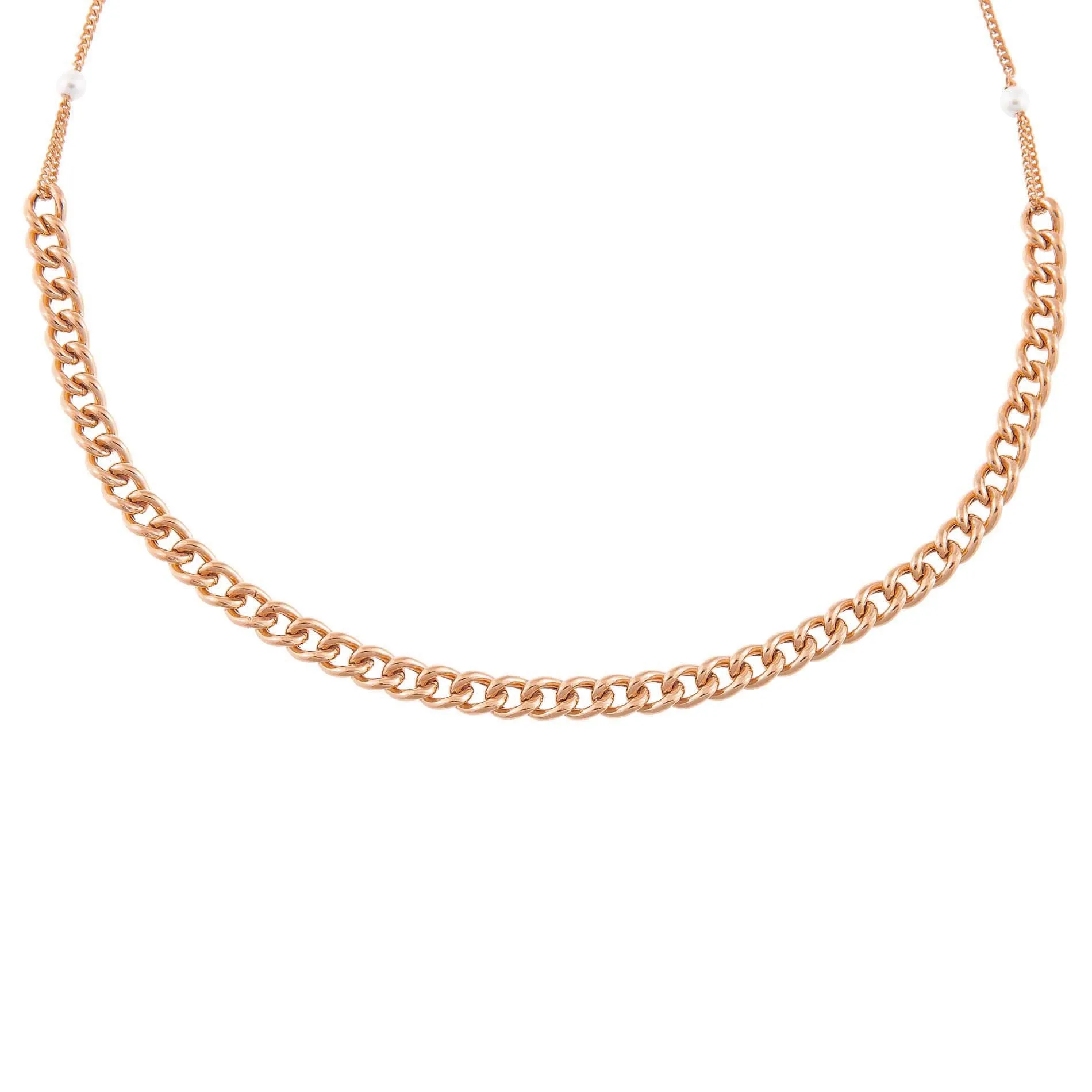 Chain Link Pearl Choker sold by Adina Eden's product image thumbnail 5