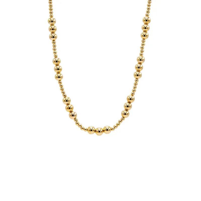 Small & Large Beaded Ball Necklace sold by Adina Eden's